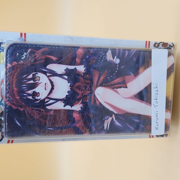 Anime-Inspired Kurumi Tokisaki Wallet with Black and Red Design - New In Package - Picture 1 of 6